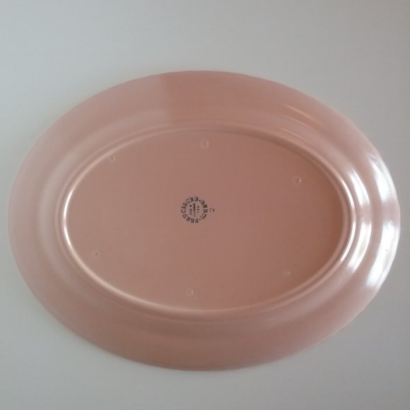 Franciscan Coronado Coral Beige Matte Platter 13" - Picture 8 of 11